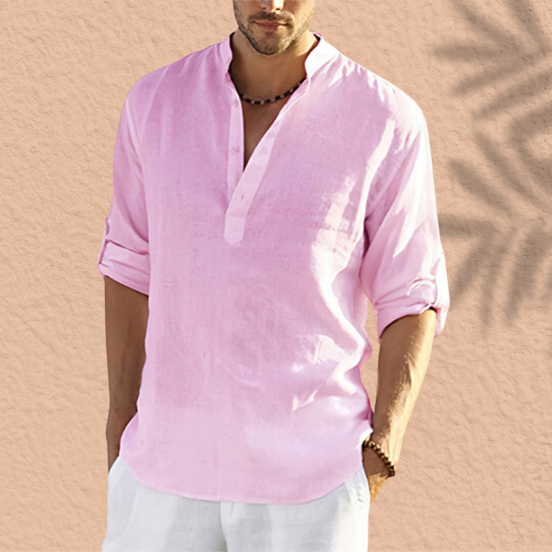Jorge |  Camisa informal de manga larga de lino