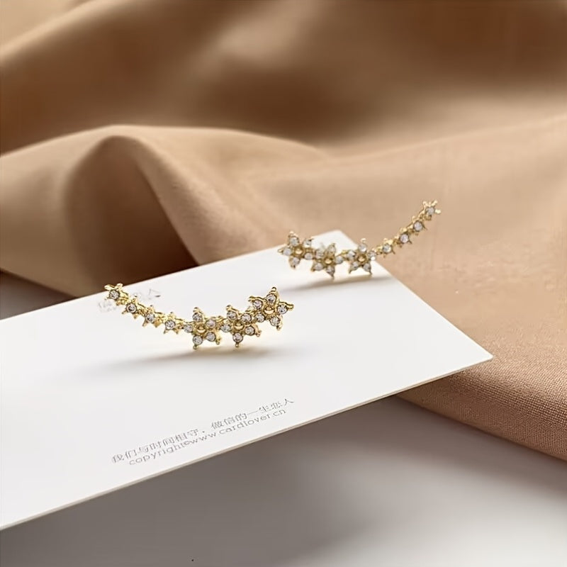 Pendientes con motivos florales atemporales