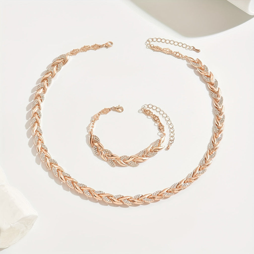 CLAUDIA | CONJUNTO DE JOYAS CON ALETA DE CIERVO HECHO A MANO