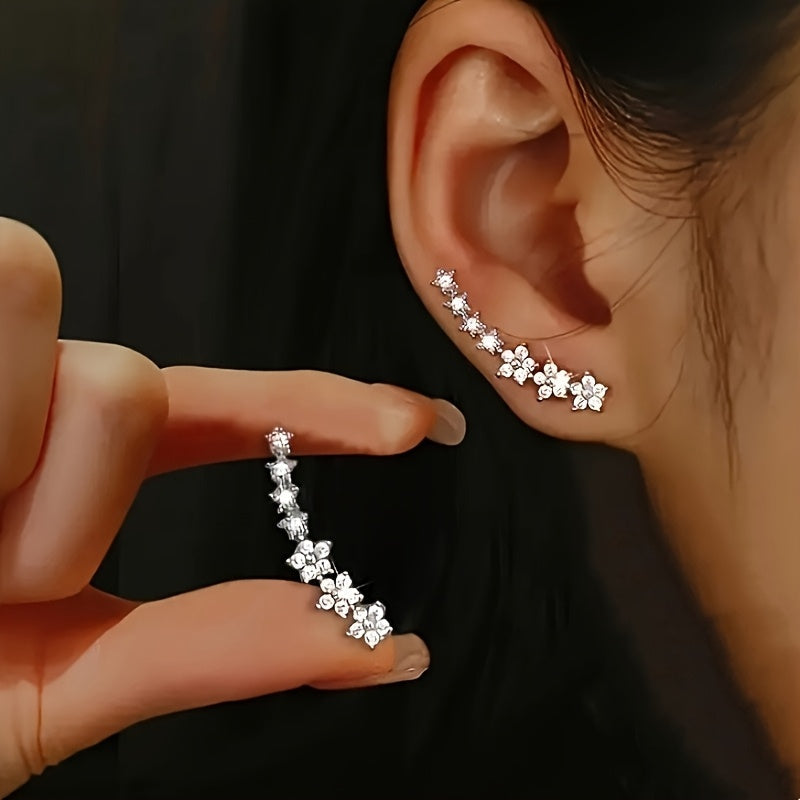 Pendientes con motivos florales atemporales