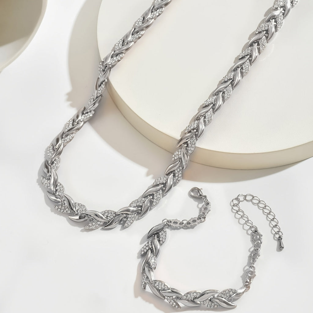 CLAUDIA | CONJUNTO DE JOYAS CON ALETA DE CIERVO HECHO A MANO