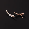 Pendientes con motivos florales atemporales