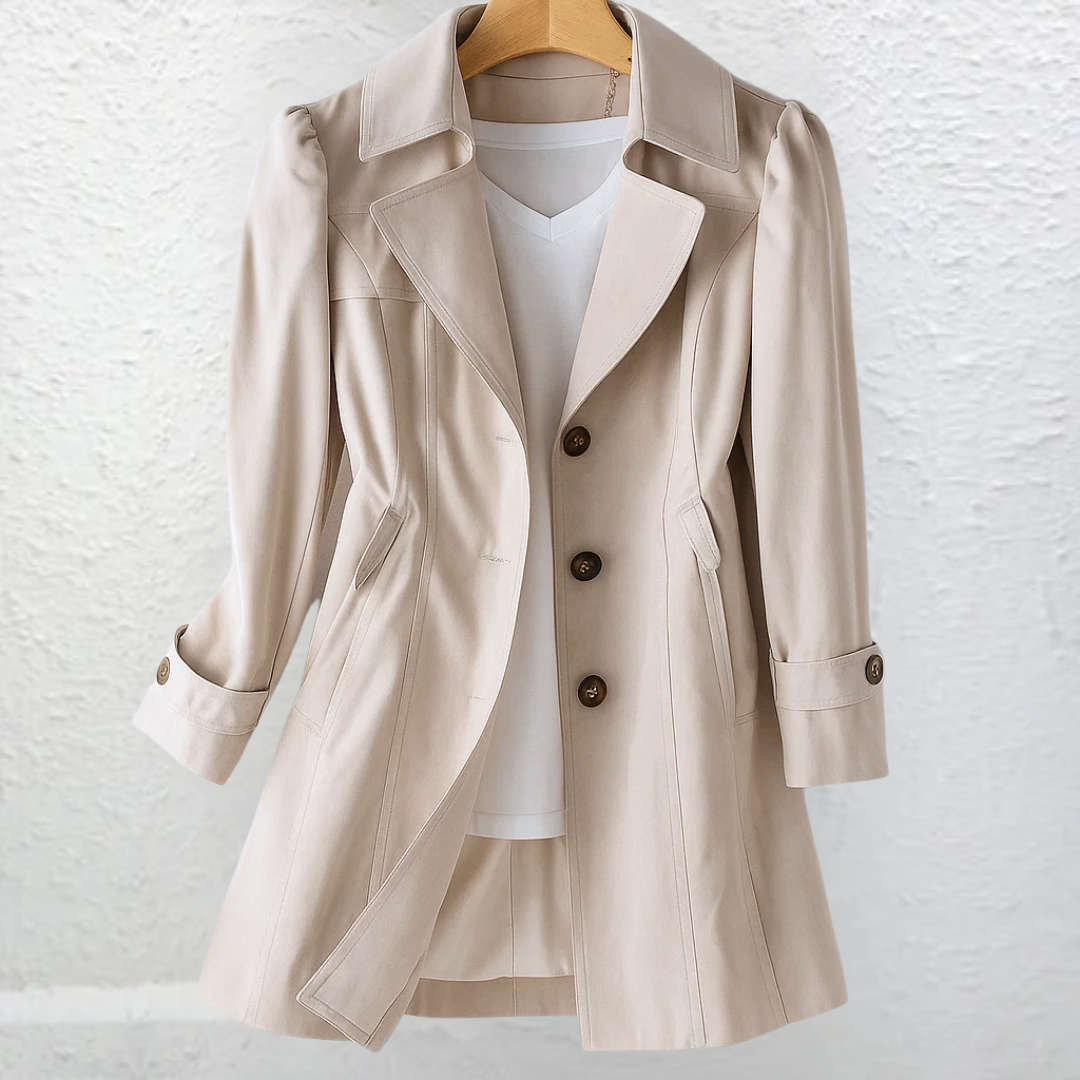 Clara | Gabardina clásica de estilo vintage