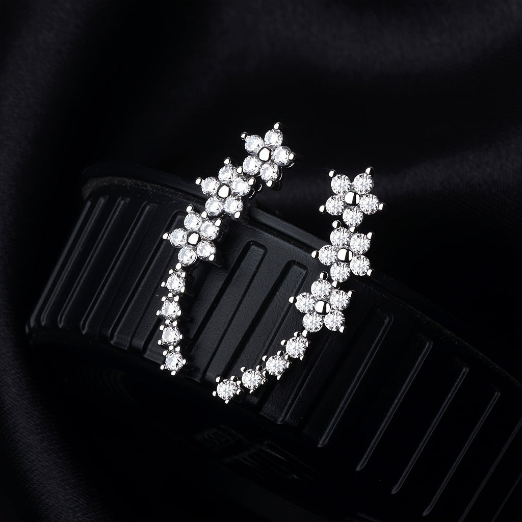 Pendientes con motivos florales atemporales