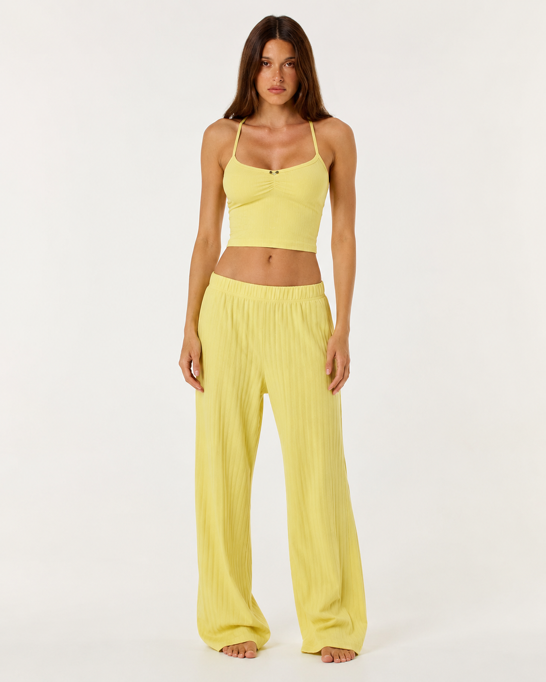 Conjunto de ropa de estar por casa de punto suave