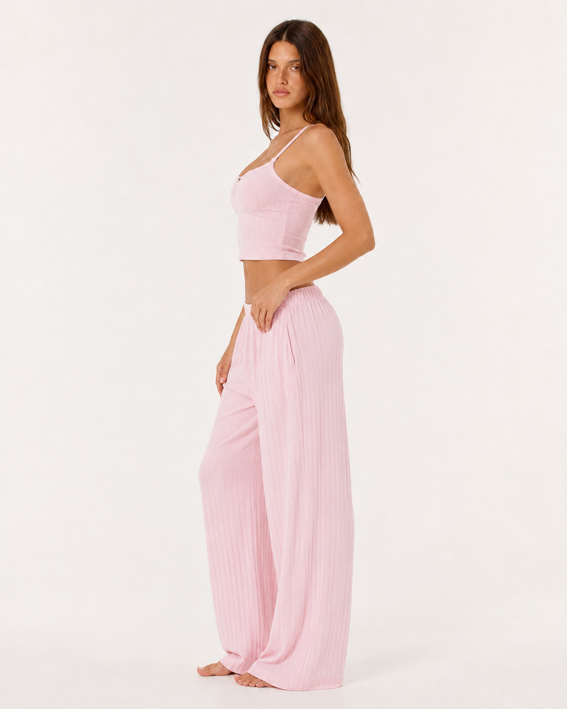 Conjunto de ropa de estar por casa de punto suave