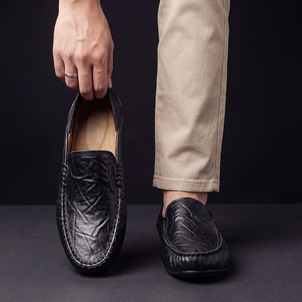 Amin | Mocasines de piel