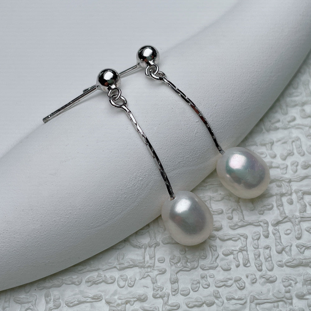 Pendientes con una elegante perla