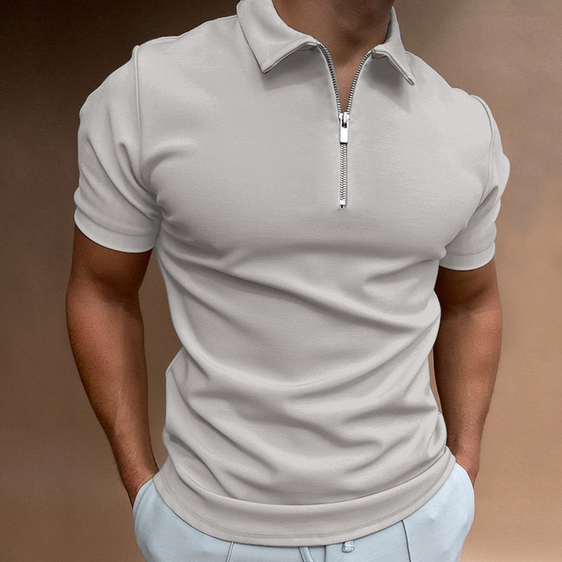 Victor | Polo con cremallera y corte moderno