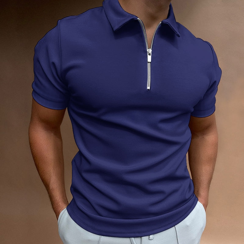 Victor | Polo con cremallera y corte moderno