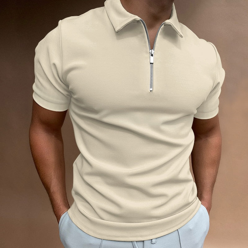 Victor | Polo con cremallera y corte moderno