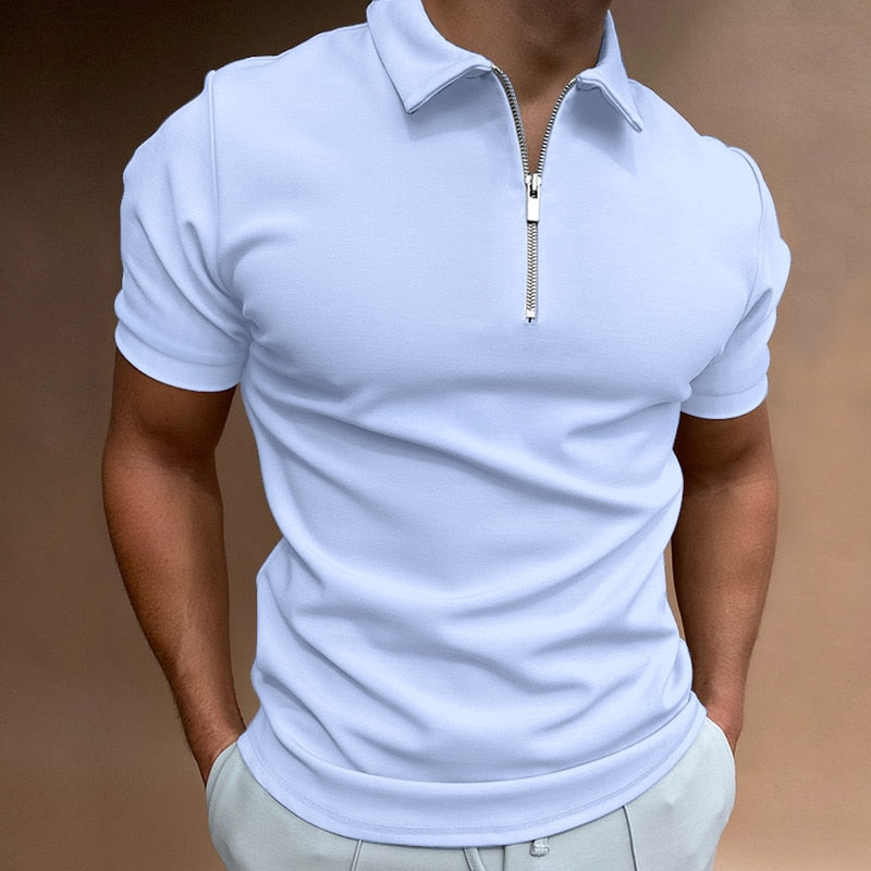 Victor | Polo con cremallera y corte moderno