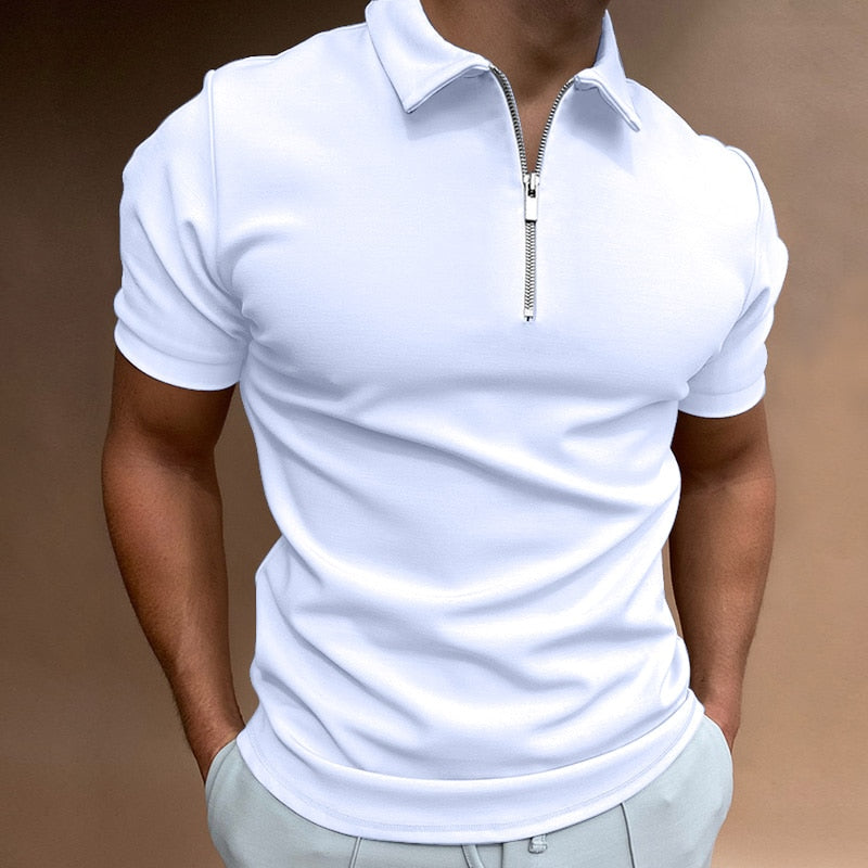 Victor | Polo con cremallera y corte moderno