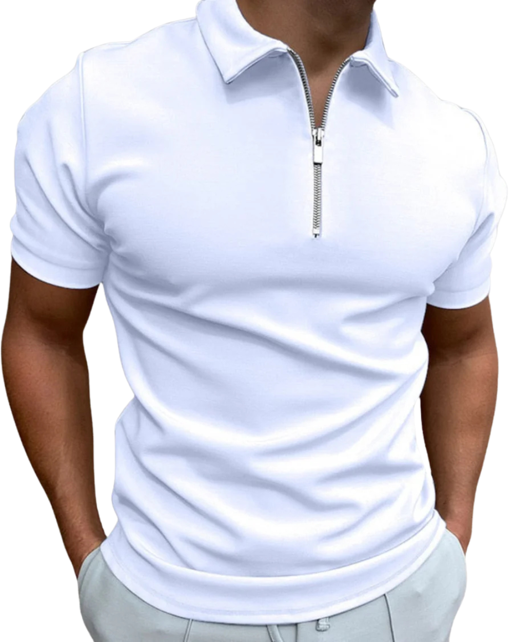 Victor | Polo con cremallera y corte moderno