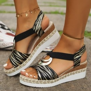 Lara | sandalias cómodas y ergonómicas con tacón compuesto