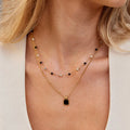 Eli | Elegante collar de doble hilera