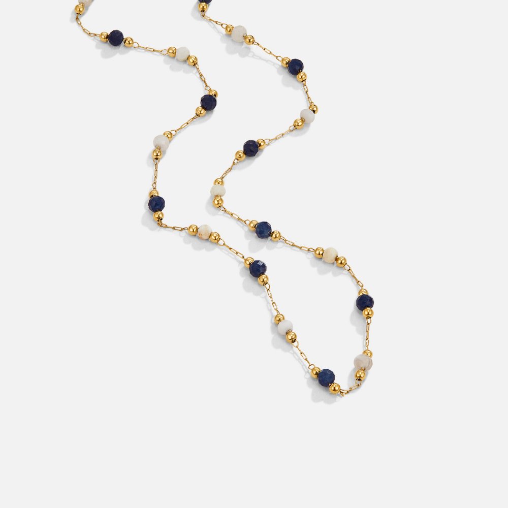Collar corto con piedras